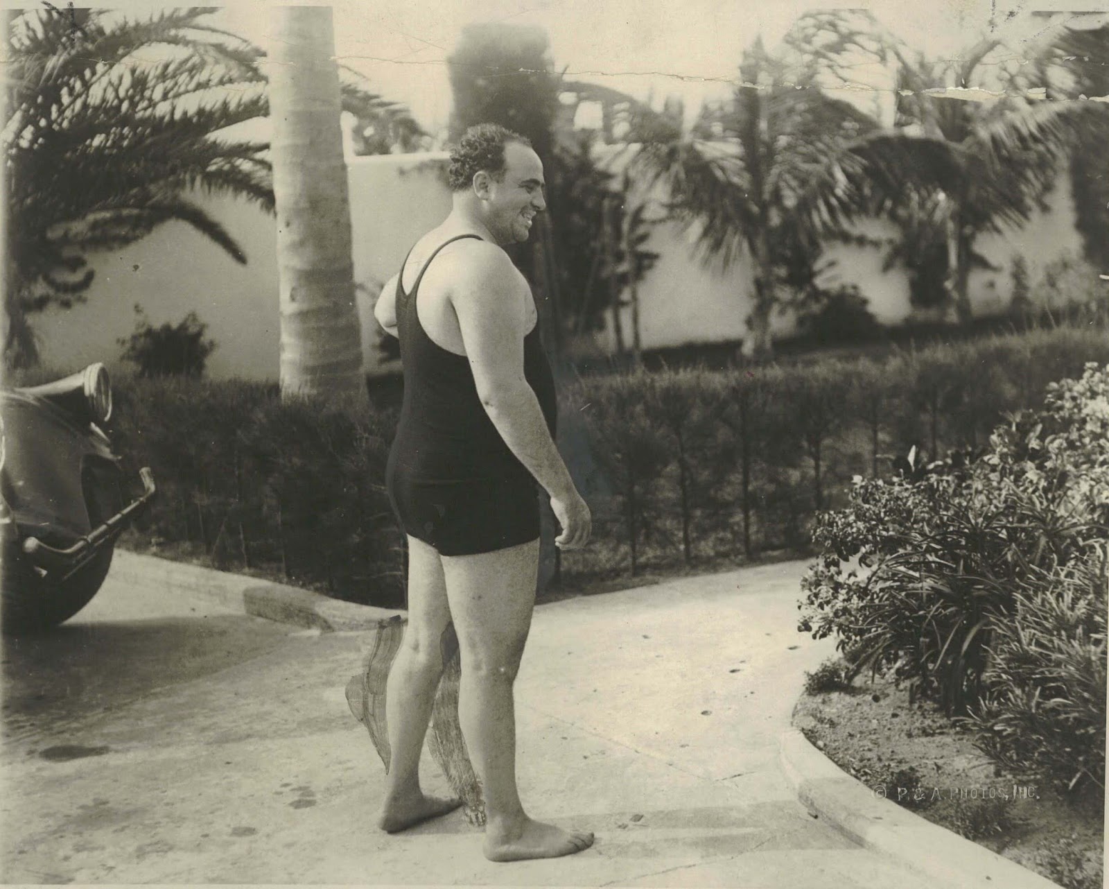 Аль Капоне в купальном костюме, 1929 год, Майями