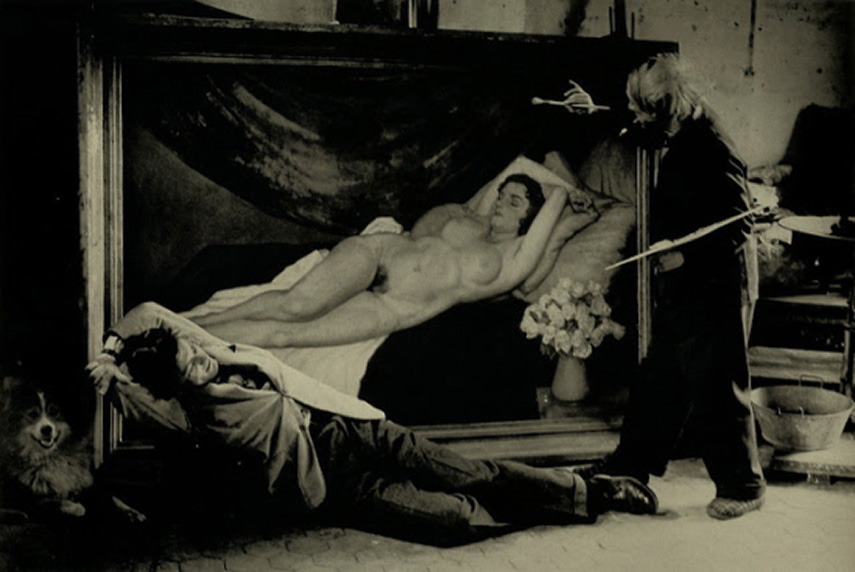 Жан Маре позирует Пикассо, 1944 год