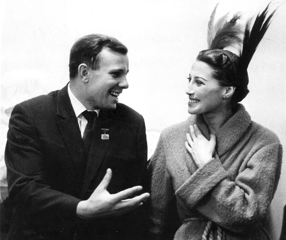 Юрий Гагарин и Майя Плисецкая, 1961 год