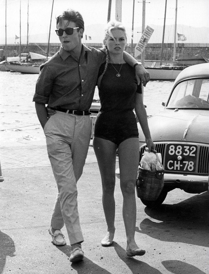 Ален Делон и Бриджит Бардо, 1968год